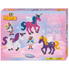 Hama Midi 4000 magic horse gift set of ironing beads