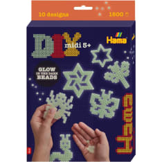 Hama Midi glow in the dark 1500 iron-on beads