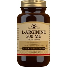 Solgar® L-Arginiini 500 mg 50 kaps. ravintolisä