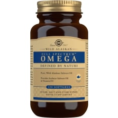 Solgar® Full Spectrum omega salmon oil 120 kaps. ravintolisä
