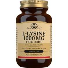 Solgar® L-Lysiini 1000 mg 50 kaps. ravintolisä