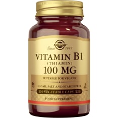 Solgar® Vitamin B1 100 mg 100 caps. dietary supplement
