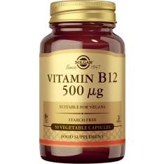 Solgar® Vitamin B12 500 µg 50 caps food supplement