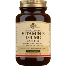 Solgar® E-vitamiini 134 mg Vege 50 kaps. ravintolisä