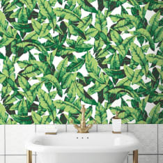 Liimaa & irrota Palm Leaf Green tarratapetti