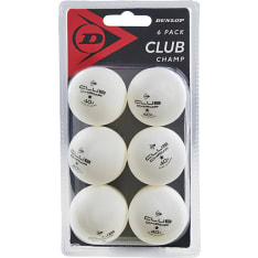 Dunlop Club Champ 6kpl pöytätennispallo