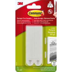3M Command large board fixing pieces