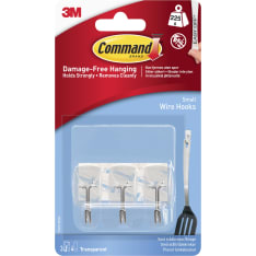3M Command clear metal hooks
