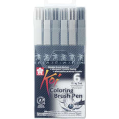 Sakura Koi Coloring Brush Pen 6-setti sivellinkynä