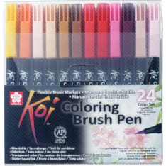 Sakura Koi Coloring Brush Pen 24-setti sivellinkynä