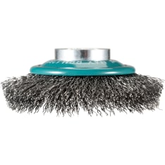 Makita x-lock 100mm poimutettu kuppiharja