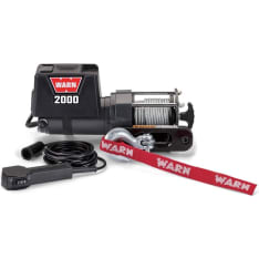 Warn 2000 DC 12V sähkövinssi vaijerilla