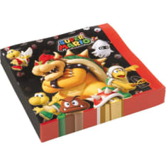 Super Mario 33x33 cm 20 kpl lautasliina