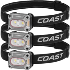 Coast FLX15R 1000lm rechargeable headlight 3-pack