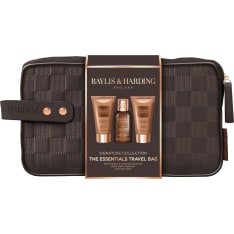 Baylis & Harding Black Pepper & Ginseng Men's The Essentials Travel Wash Bag lahjapakkaus