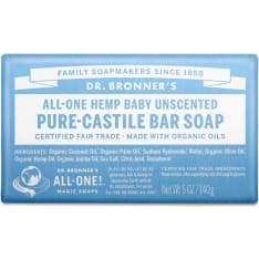 Dr Bronner's Pure-Castile Baby Unscented 140 g saippuapala