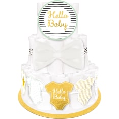 Hello Baby vaippakakku koristelusetti