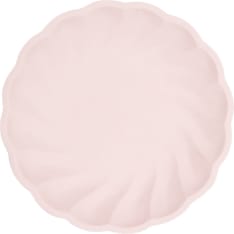 Vert Decor vaaleanpunainen 19cm pahvilautanen
