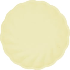 Vert Decor yellow 19cm cardboard plate
