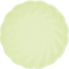 Vert Decor light green 19cm cardboard plate