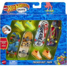 Hot Wheels Skate Fingerboard & Shoe 4 Pack sormiskeitti