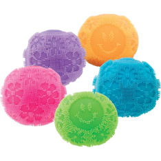 NeeDoh Fuzz Ball Flower Power squeezable ball