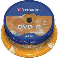 Verbatim DVD-R 16x 4.7 GB/120 min 25 kpl DVD-R levy