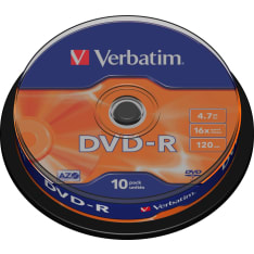 Verbatim DVD-R 16x 4.7 GB/120 min 10 kpl DVD-R levy