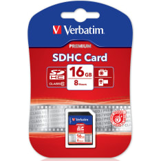 Verbatim Premium U1 16GB SDHC memory card