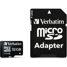 Verbatim Premium U1 32GB MicroSDHC muistikortti + adapteri