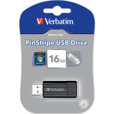 Verbatim Store 'n' Go PinStripe 16GB USB 2.0 memory stick