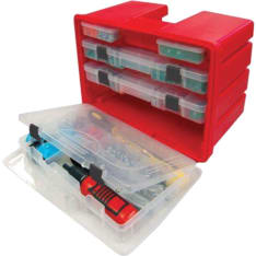 Plano Deluxe Portable Rack System ; 40,6X30,5X25,4Cm, (3700(3X), 2500 (2X) ) Satchels
