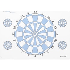 Allen Dartboard paperitaulu