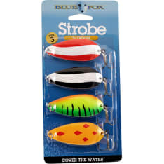 Blue Fox Strobe Spoon 4 pcs Kit spoon assortment