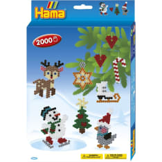 Hama Christmas decorations 2000 iron-on beads