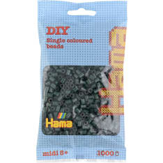 Hama Midi 1000 dark green (color 28) ironing beads