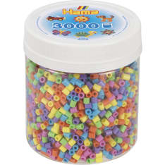 Hama 3000 Mix 50 pastel iron-on beads