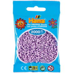 Hama Mini bag 2000 pastel, lilac iron-on beads