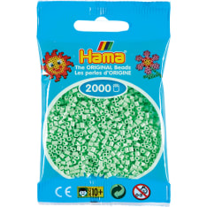 Hama Mini bag 2000 pastel, mint iron-on beads