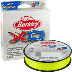 Berkley X9 Braid; 2000M | 2188Yd, 0,06Mm, 6,4Kg, Flame Green Superline