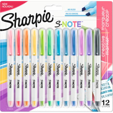 Sharpie S-Note Highlighter Pens | Part Art Marker Pen, Part Highlighter to Draw, Write & More | Assorted Pastel Colours | Chi...