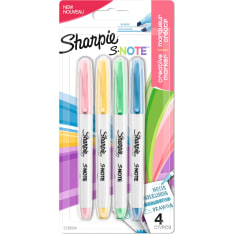 Sharpie S-Note Highlighter Pens | Part Art Marker Pen, Part Highlighter to Draw, Write & More | Assorted Pastel Colours | Chi...