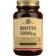 Solgar® Biotiini 5000 µg 50 kaps. ravintolisä