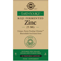 Solgar® Earth Source Fermented Koji Zinc 25 mg 30 caps. dietary supplement