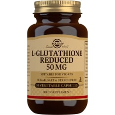 Solgar® L-Glutationi 50 mg 30 kaps. ravintolisä