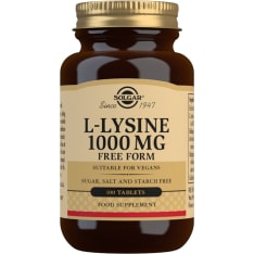 Solgar L-Lysiini 1000 mg 100 tabl. ravintolisä