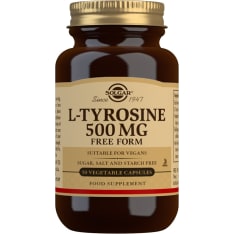 Solgar® L-Tyrosiini 500 mg 50 kaps. ravintolisä