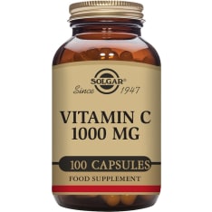 Solgar® C-vitamiini 1000 mg 100 kaps. ravintolisä