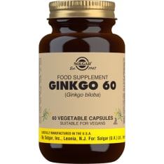 Solgar® Ginkgo Biloba 60 kaps. ravintolisä