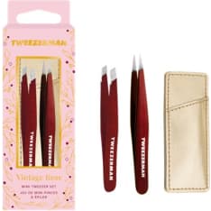 Tweezerman Vintage Rose Mini Slant Tweezer Set